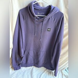 Under Armour XL Men's Hoodie in Deep Purple Loose Fit